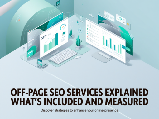 Off-Page SEO Services: What Is Included and Measured Off-Page SEO Services: What Is Included and Measured