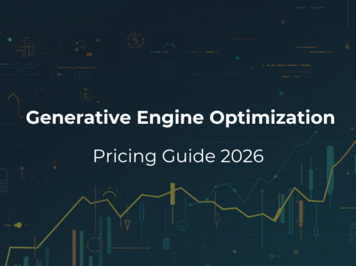 Generative Engine Optimization Pricing Guide 2026 Generative Engine Optimization Pricing Guide 2026